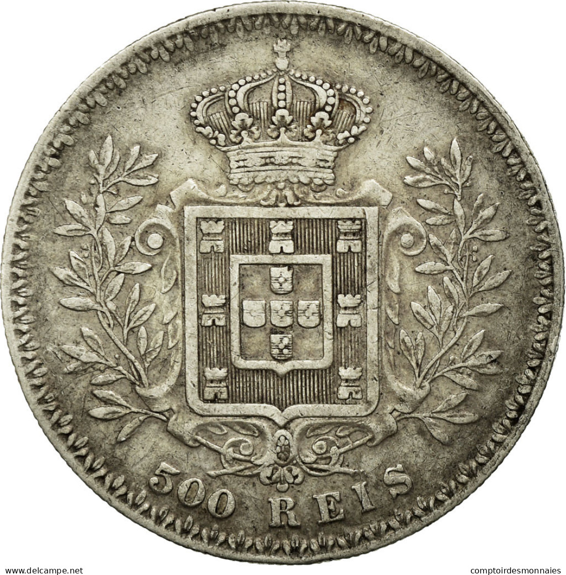 Monnaie, Portugal, Carlos I, 500 Reis, 1899, TTB+, Argent, KM:535 - Portugal