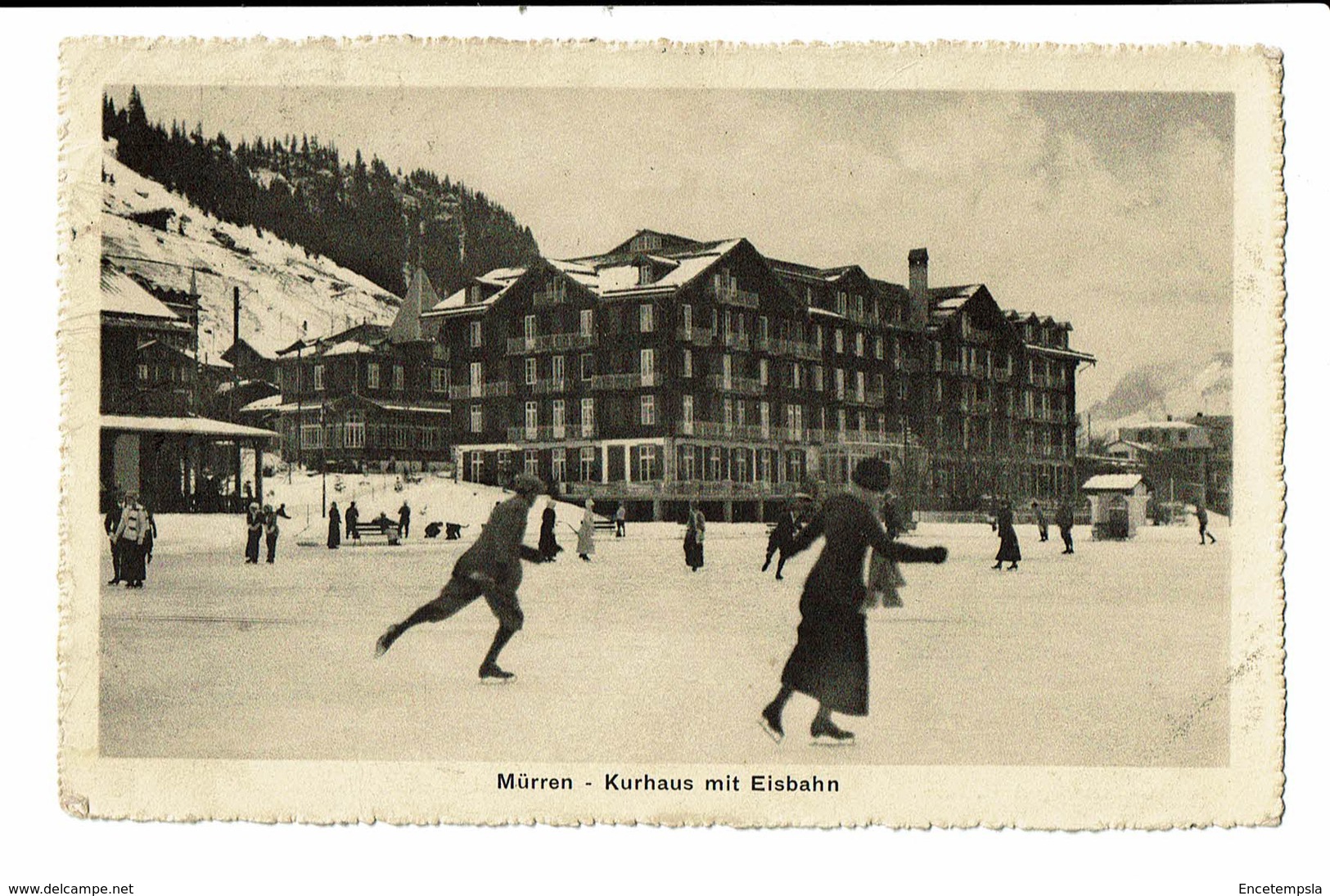 CPA - Carte Postale -Suisse-Berne -Mürren- Kurhaus Mit Eisbahn-1914 - S5006 - Berne