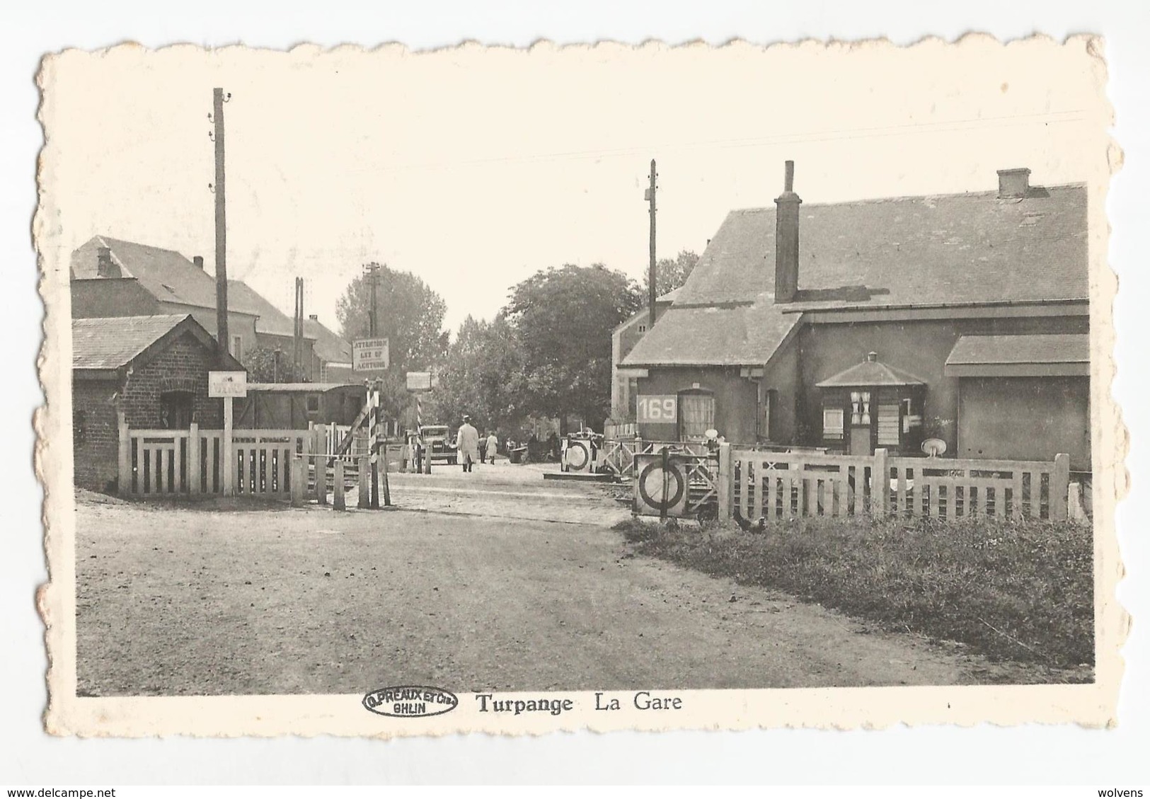 Turpange La Gare Messancy Carte Postale Ancienne - Messancy