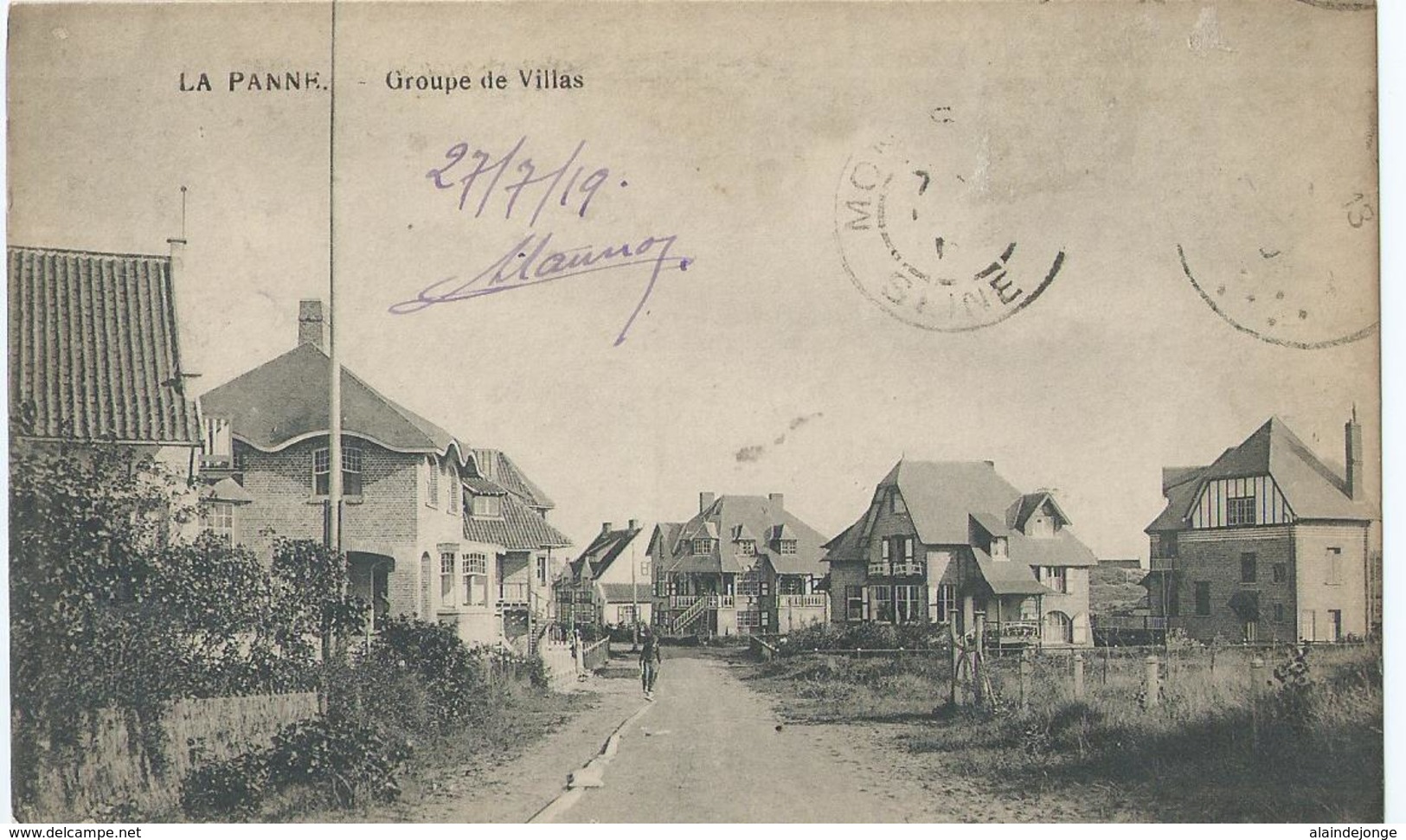 De Panne - La Panne - Groupe De Villas - Edit. Coopérative " Ons Huis " - 1919 - De Panne