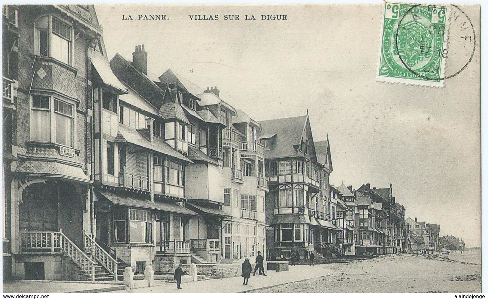De Panne - La Panne - Villas Sur La Digue - Edition " Au Petit Bonheur " - 1909 - De Panne