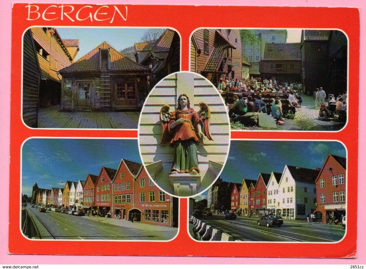 Postcard - Bergen, 1991, Norway (Norge) - Norvège
