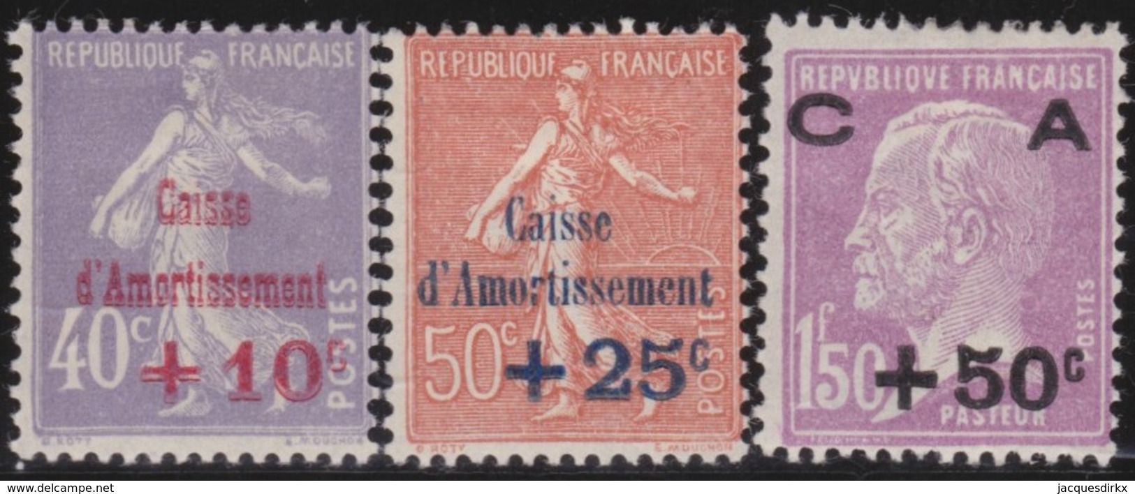 France     .   Yvert     .       249/251       .      *      .    Neuf Avec Charniere      .   /  .    Mint-hinged - Neufs