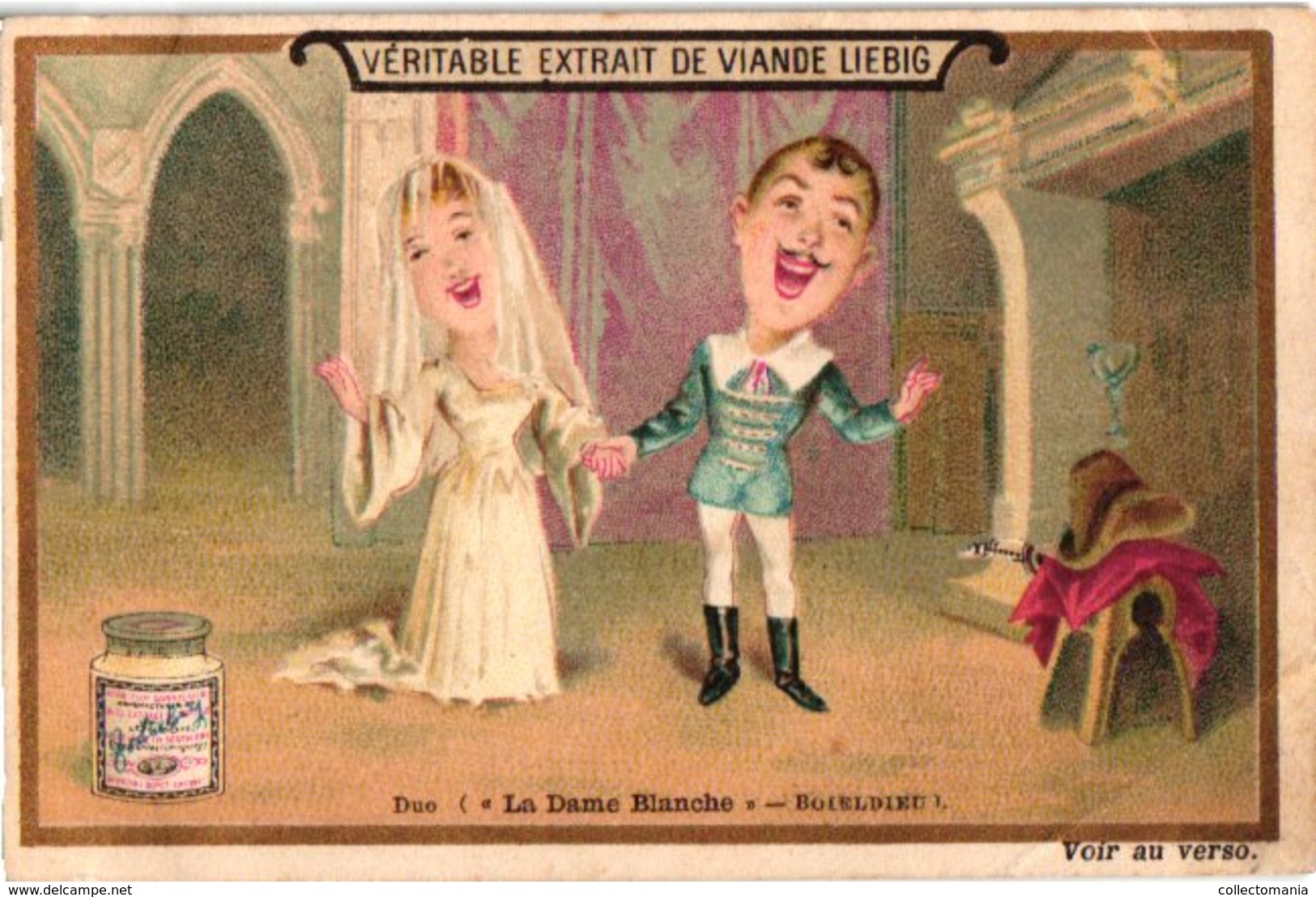 0418  Liebig 6 Cards, C1894,  Opera Caricatures Robert Le  Diable     Meyerbeer   Guillaume Tell-Rossini Music Singers - Liebig