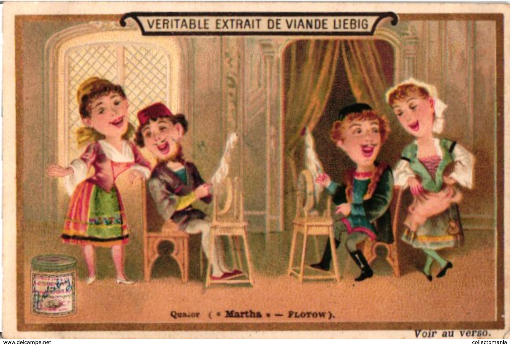 0418  Liebig 6 Cards, C1894,  Opera Caricatures Robert Le  Diable     Meyerbeer   Guillaume Tell-Rossini Music Singers - Liebig