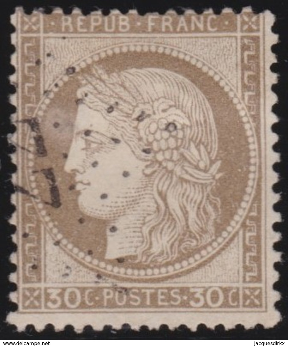 France     .   Yvert   .      56     .       O      .   Oblitéré      .   /  .      Cancelled - 1871-1875 Cérès