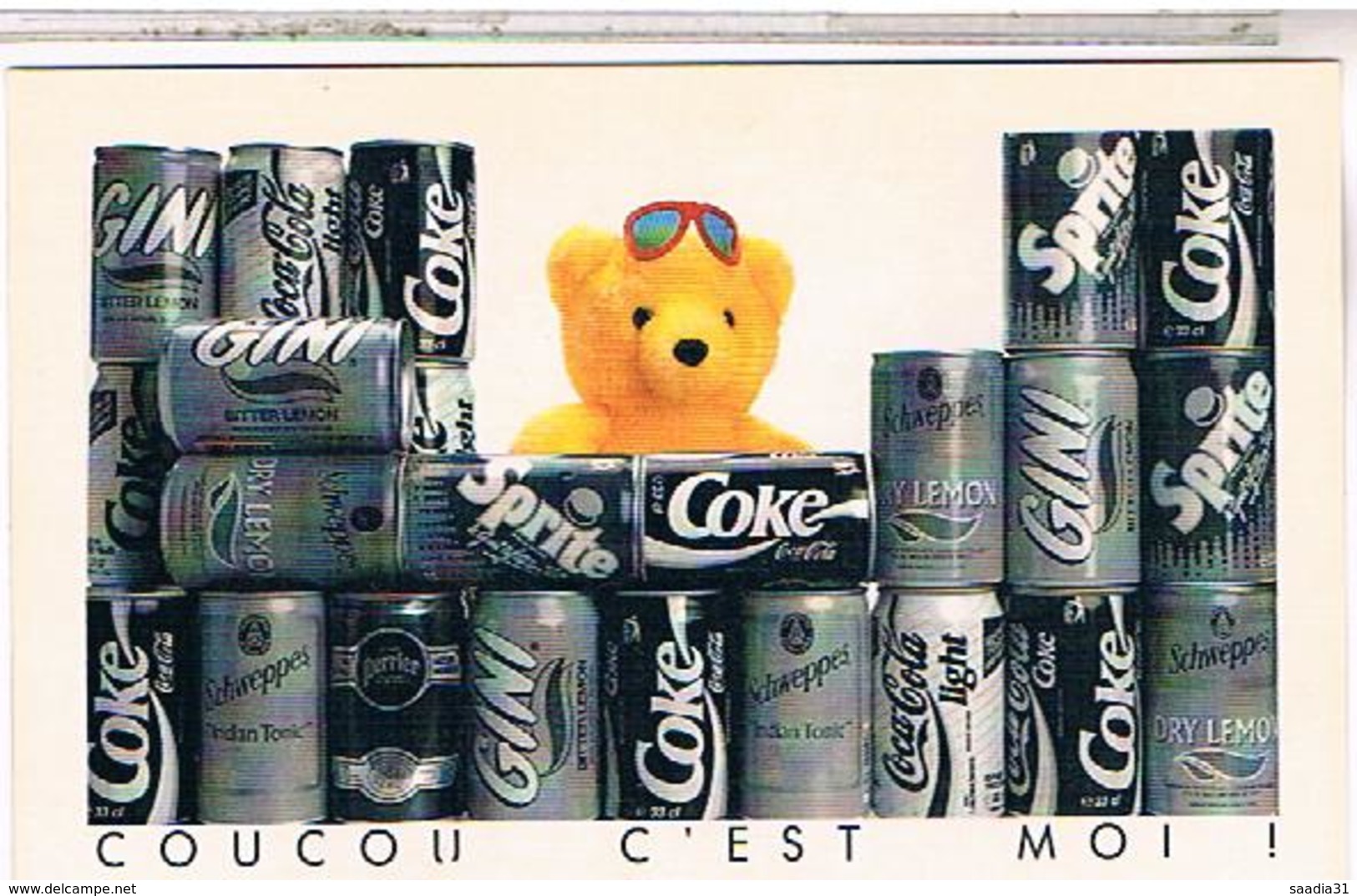 PUBLICITE   CPM  COCA COLA  OURS  1990 - Advertising
