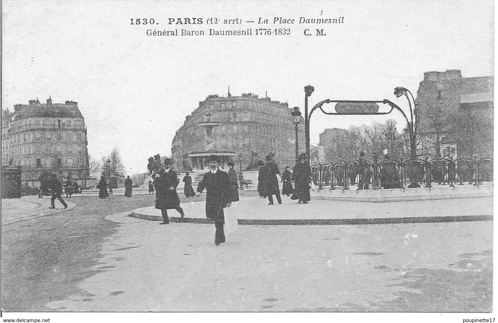 CPA - Paris - La Place Daumesnil - 12ème - Places, Squares