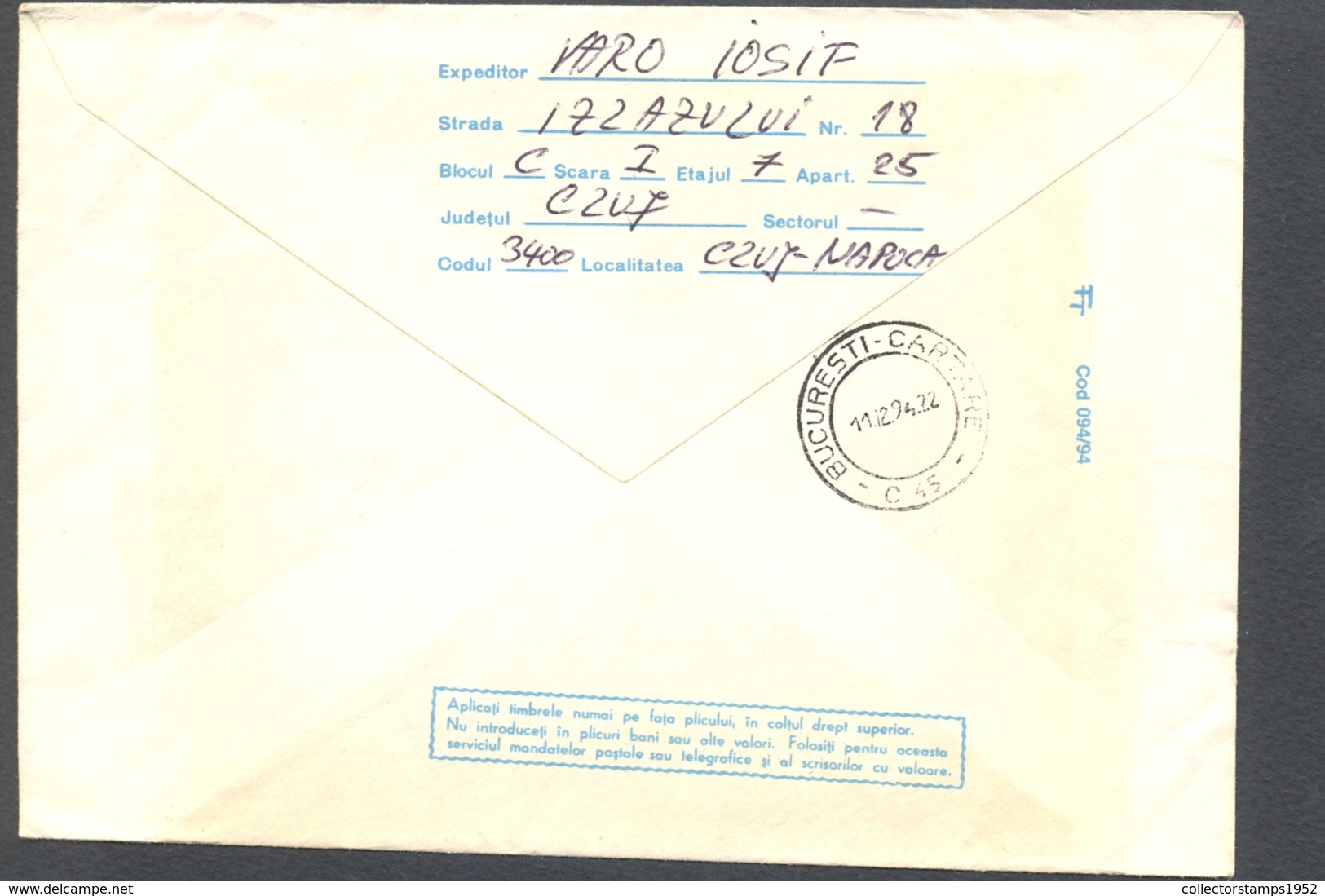 75383- EMPEROR TRAJAN'S STATUE, ARCHAEOLOGY, COVER STATIONERY, 1994, ROMANIA - Archeologie