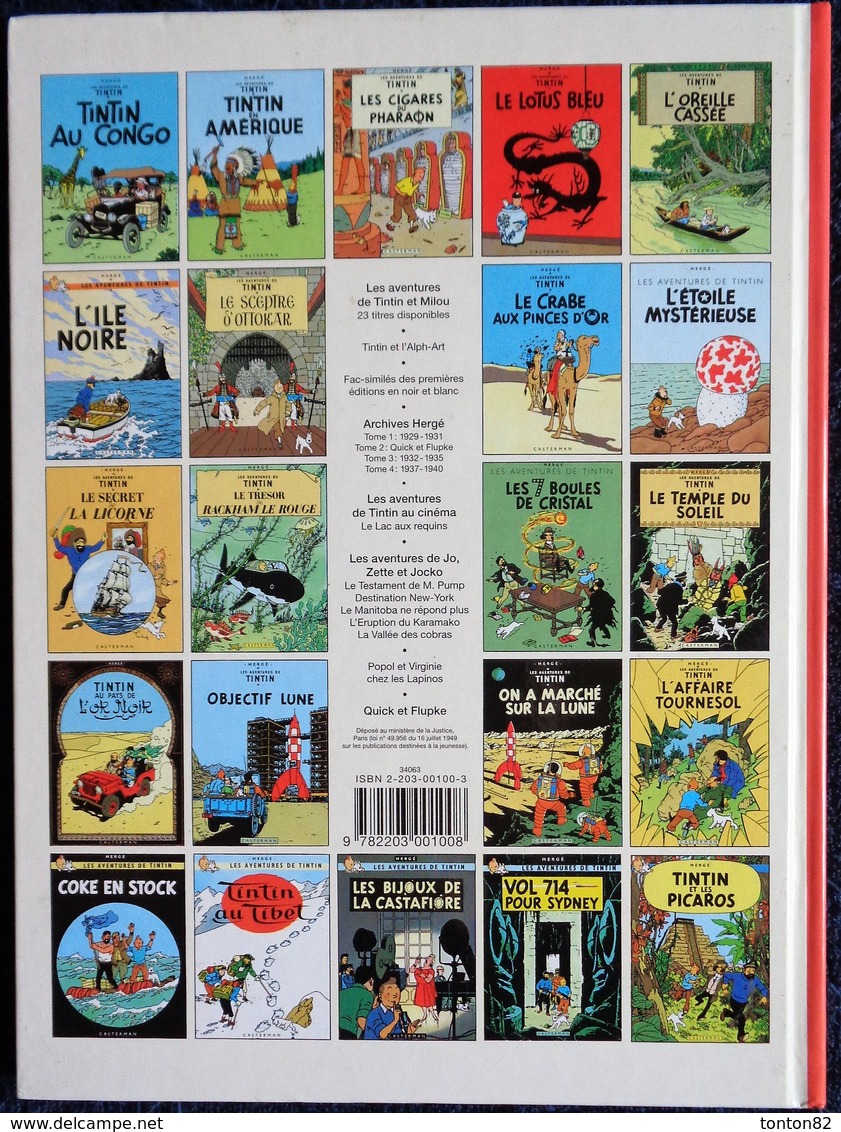 Hergé -TINTIN -  TINTIN Au Pays Des Soviets- Casterman - ( 1999 ) . - Tintin