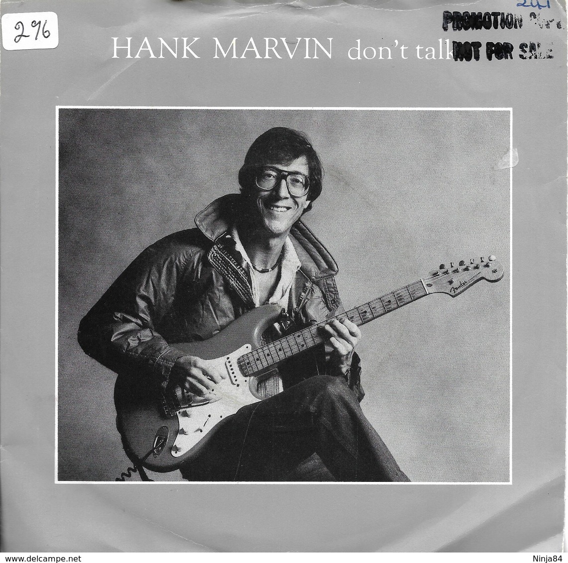 SP 45 RPM (7")   Hank Marvin  "  Don't Talk  " Angleterre - Rock