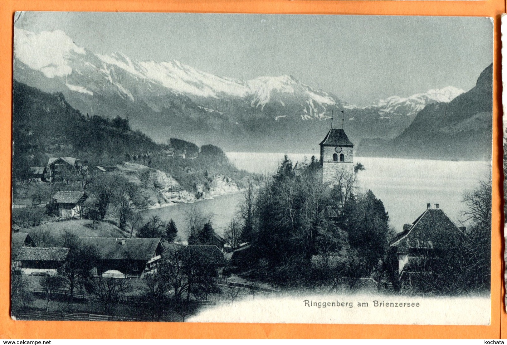 VAL115, Ringgenberg Am Brienzersee, 8396, R. Gabler, Circulée 1910 Cachet Hôtel Des Alpes Interlaken - Brienz