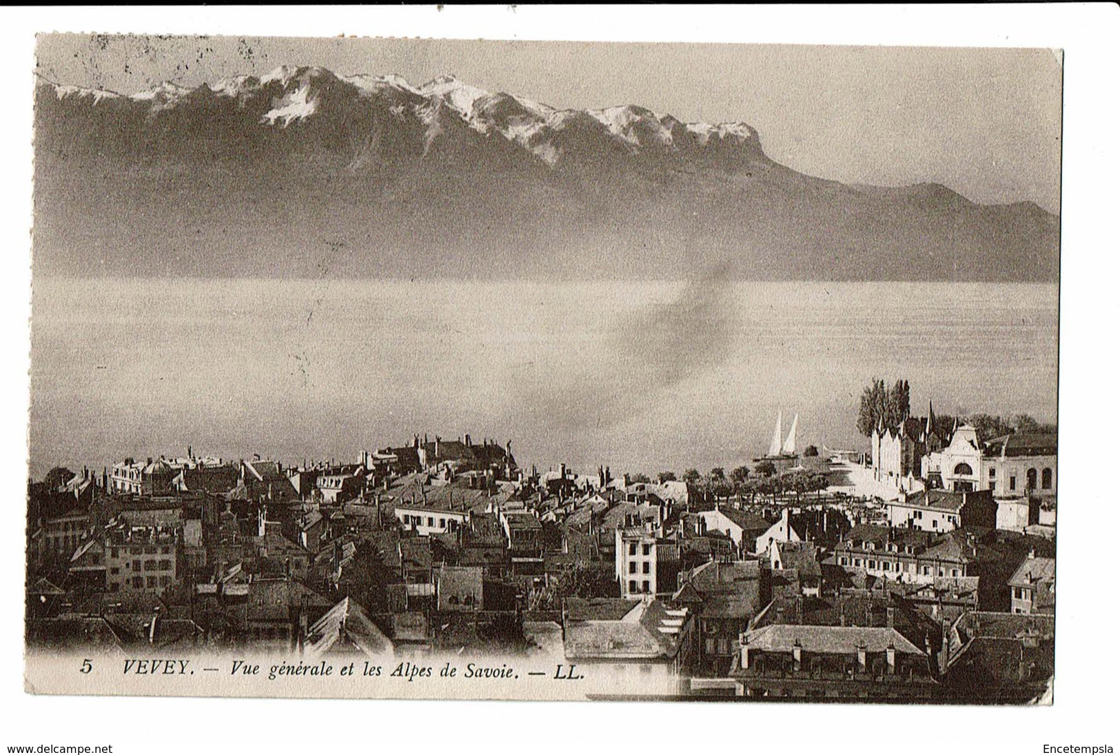 CPA - Carte Postale -Suisse-Vaud - Vevey - Vue Générale-1921 - S5017 - Sonstige & Ohne Zuordnung