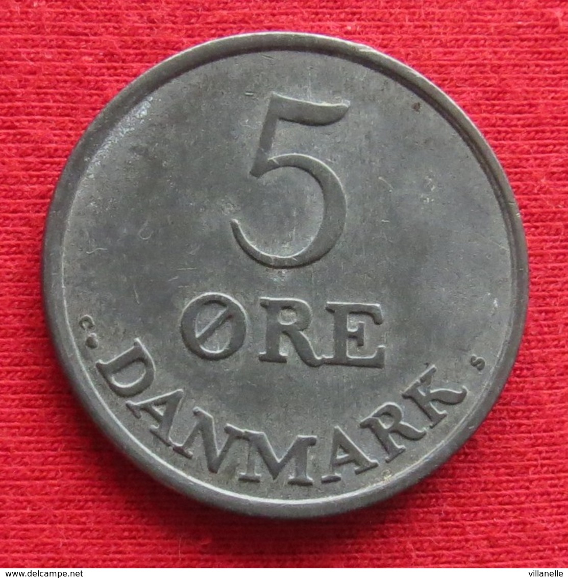 Denmark 5 Ore 1958 KM# 843.2  Dinamarca Danemark Danimarca Denemarken - Danemark