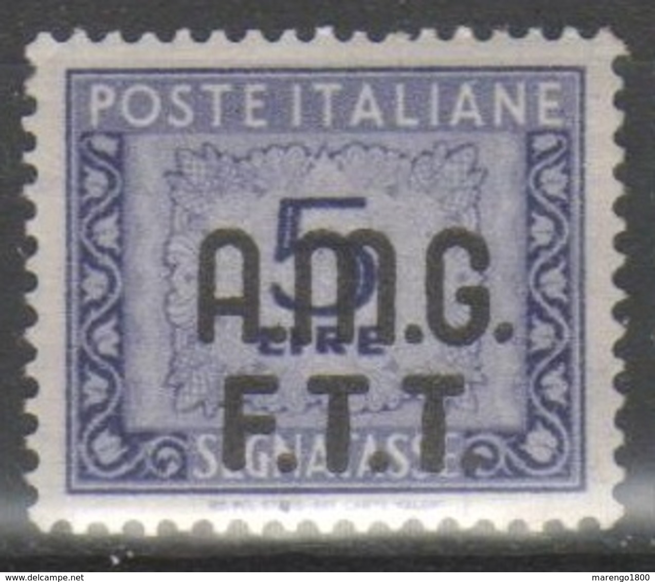 Amg-Ftt 1947-49 - Segnatasse 5 L. ** - Ottima Centratura        (g5429) - Portomarken