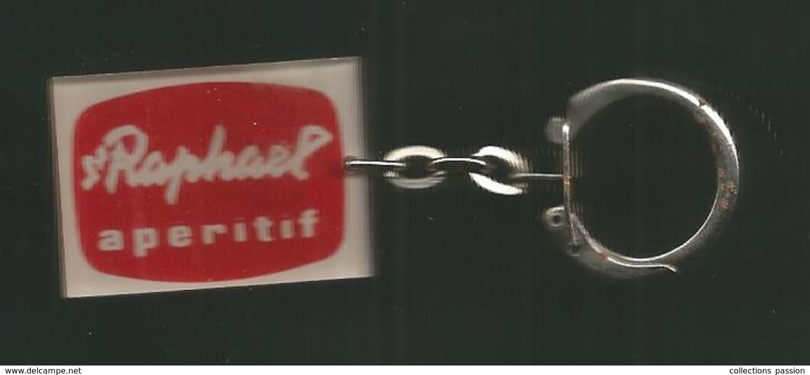 Porte Clefs, Clés , Alcool , Apéritif ST RAPHAEL  , 2 Scans ,  Frais Fr 1.95 E - Porte-clefs