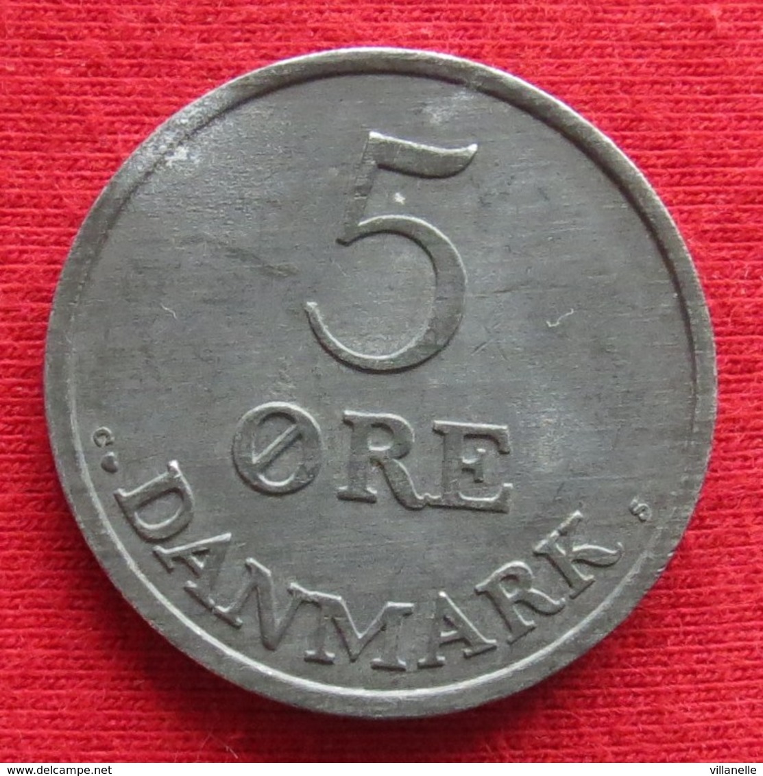 Denmark 5 Ore 1961 KM# 843.2  Dinamarca Danemark Danimarca Denemarken - Danemark