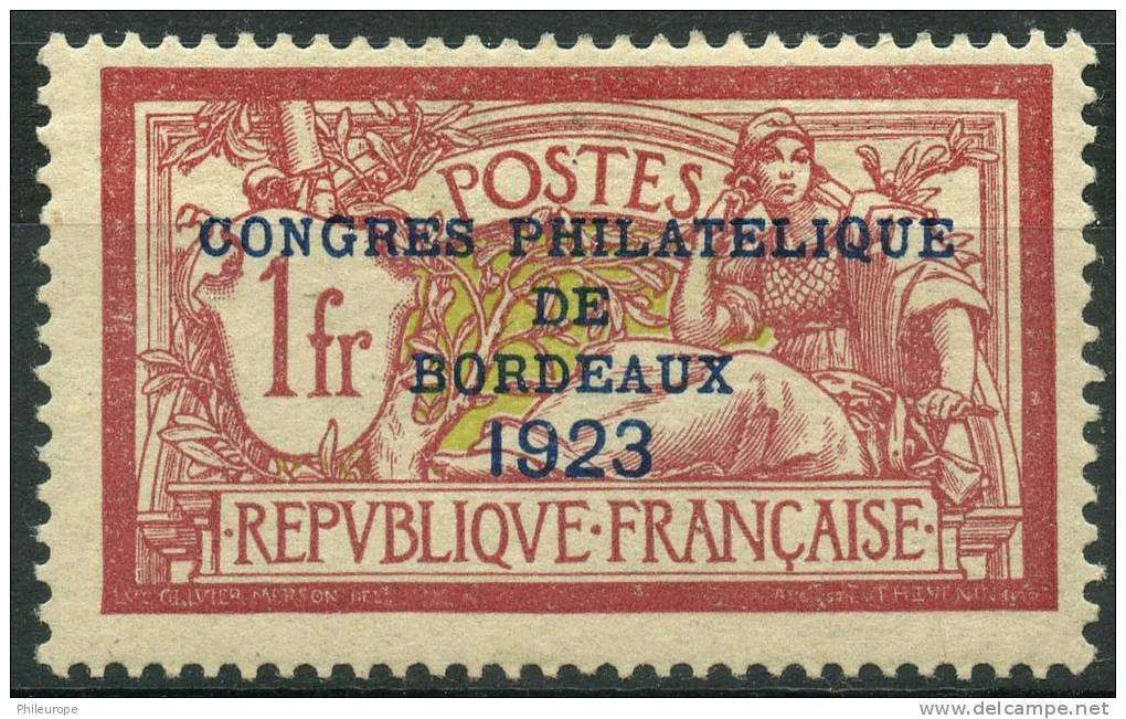 France (1923) N 182 * (charniere) - Neufs