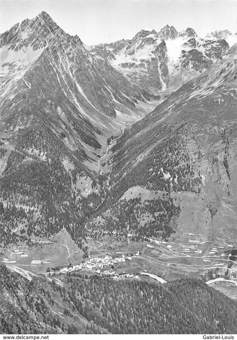 Lavin Gegen Lavinuoz Piz Linard Und Silvretta (Carte 10X15 Cm) - Lavin