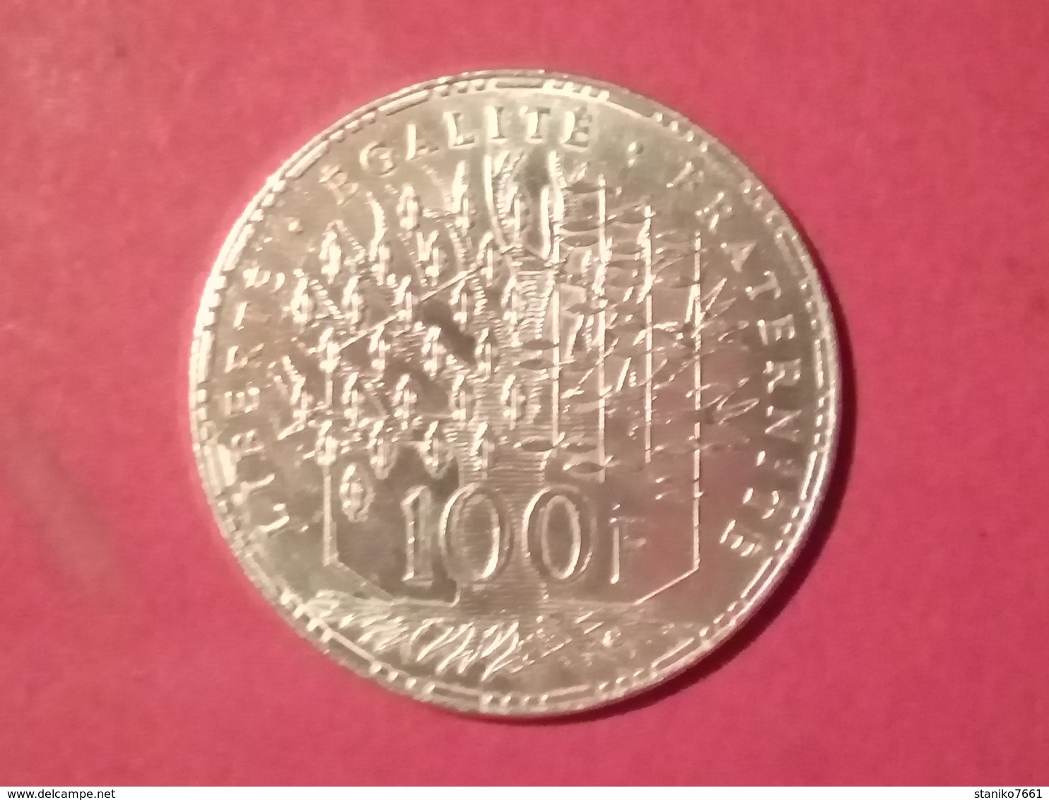 100 FRANCS ARGENT 1983 SUP Non Nettoyé - Autres & Non Classés