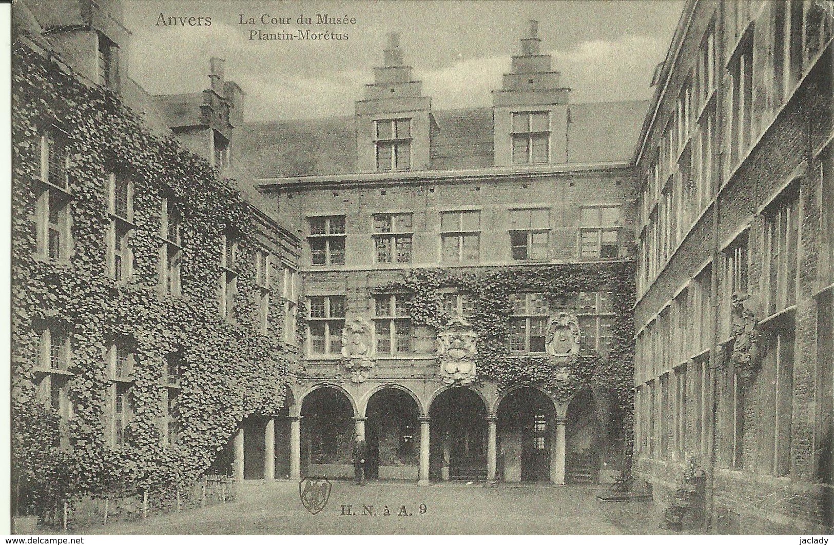 Anvers -- La Cour Du Musée Plantin - Morétus.   (2 Scans) - Antwerpen