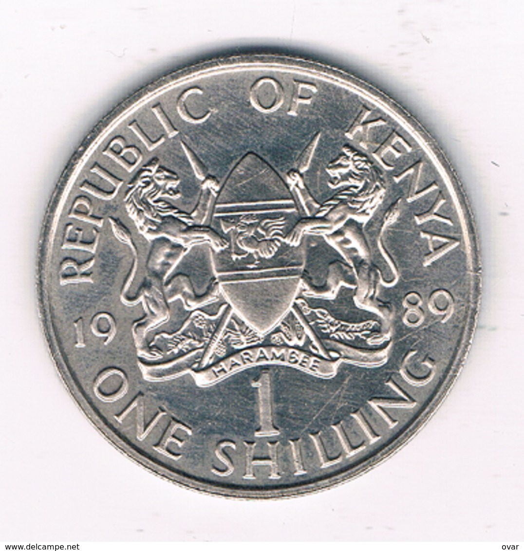 1 SHILLING   1989 KENIA / 0467// - Kenya