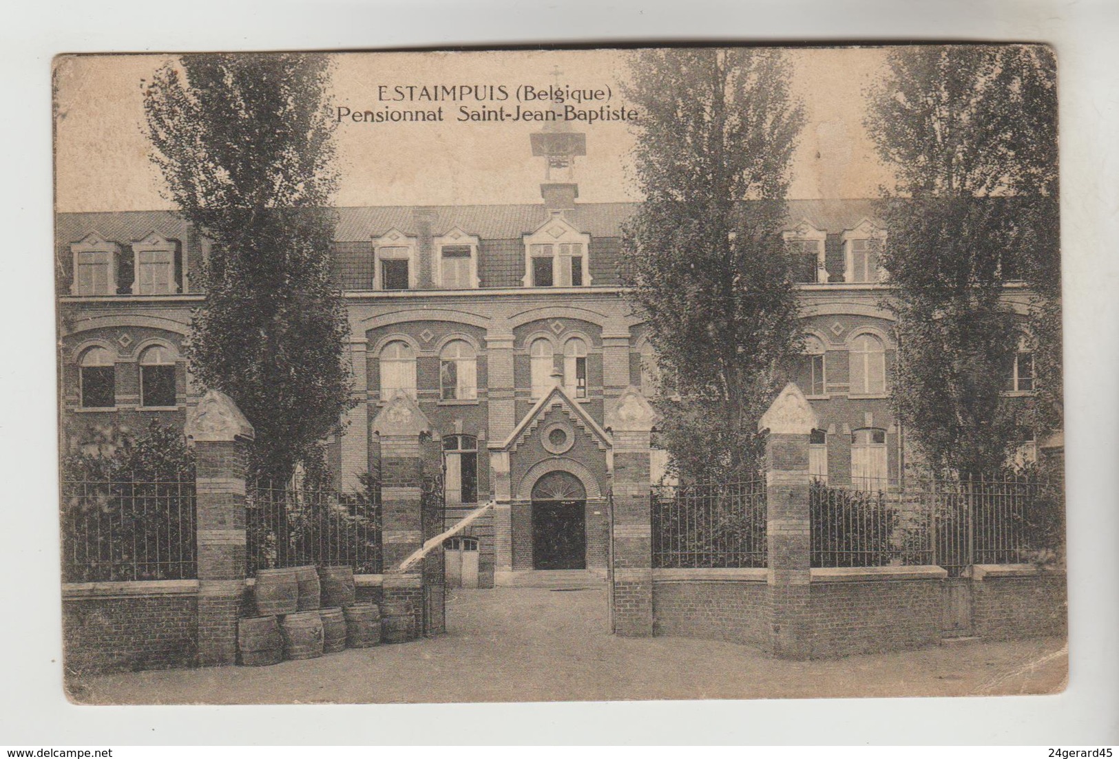 CPSM ESTAIMPUIS (Belgique-Hainaut) - Pensionnat Saint Jean Baptiste - Estaimpuis