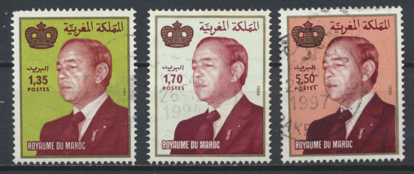 °°° MAROC - Y&T N°1106/163/192 - 1991/1994/1996 °°° - Morocco (1956-...)