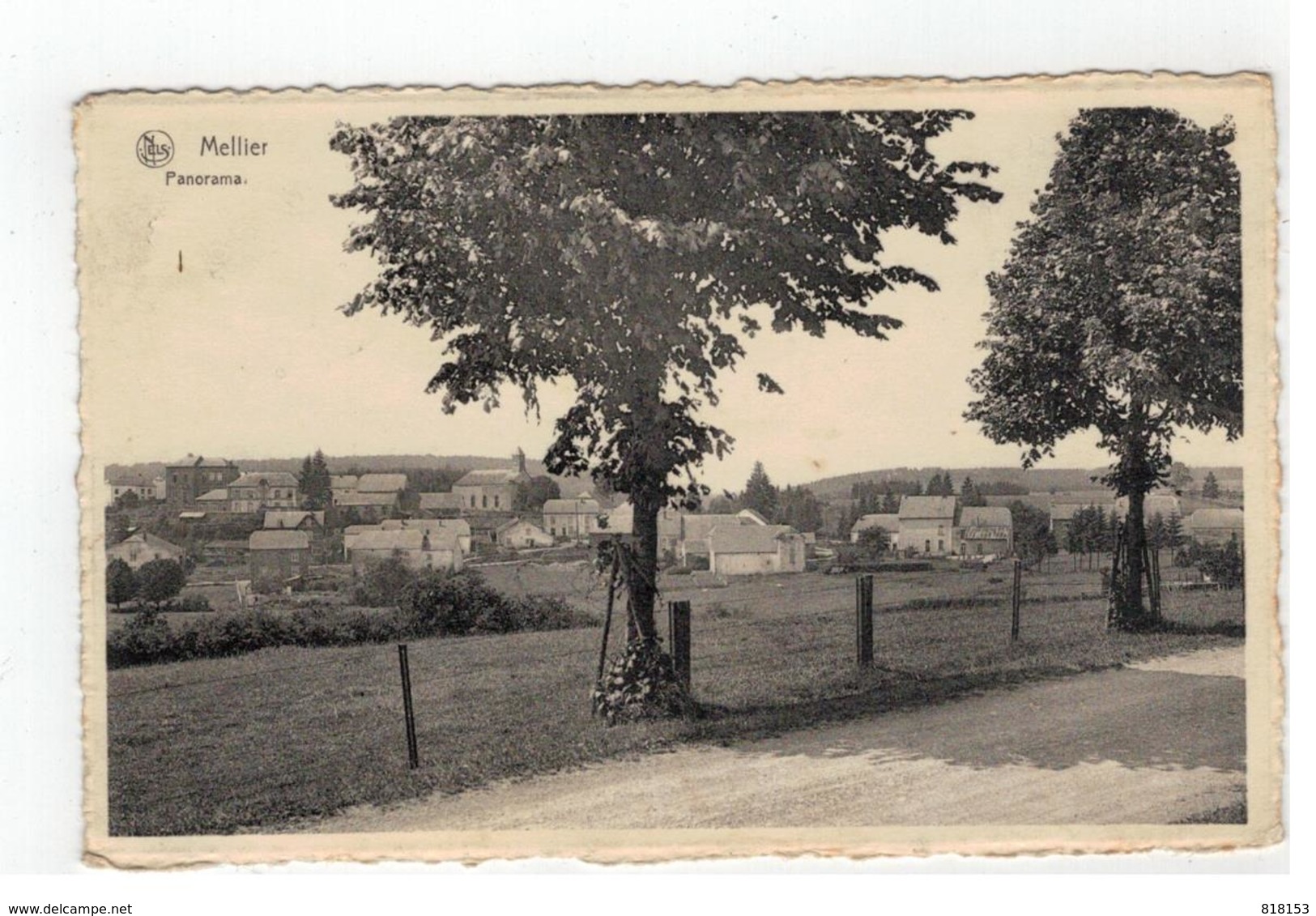 Mellier  Panorama - Léglise