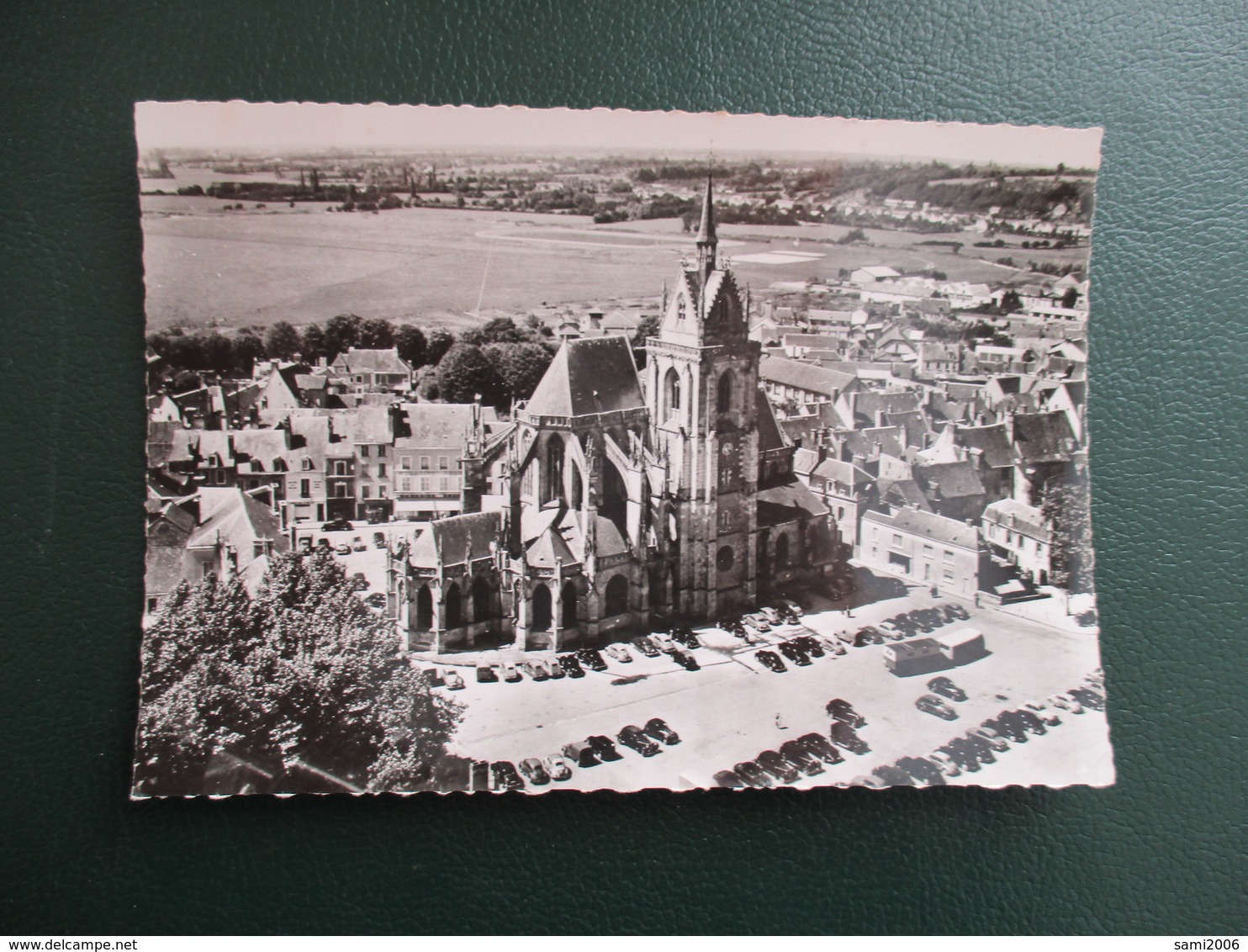 CPA 72 LA FERTE BERNARD NOTRE DAME DES MARAIS  VUE  AERIENNE - La Ferte Bernard