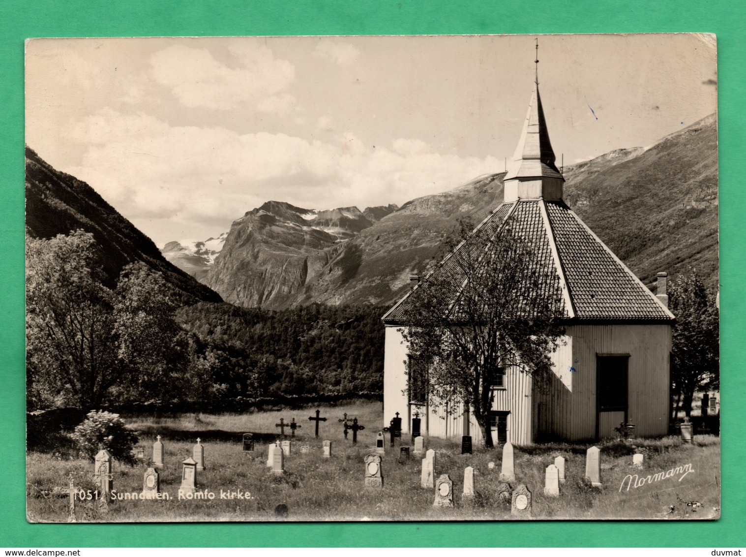 Norge Norvege Norway Sunndalen Romfo Kirke ( Format 10,5cm X 15cm ) - Norvège