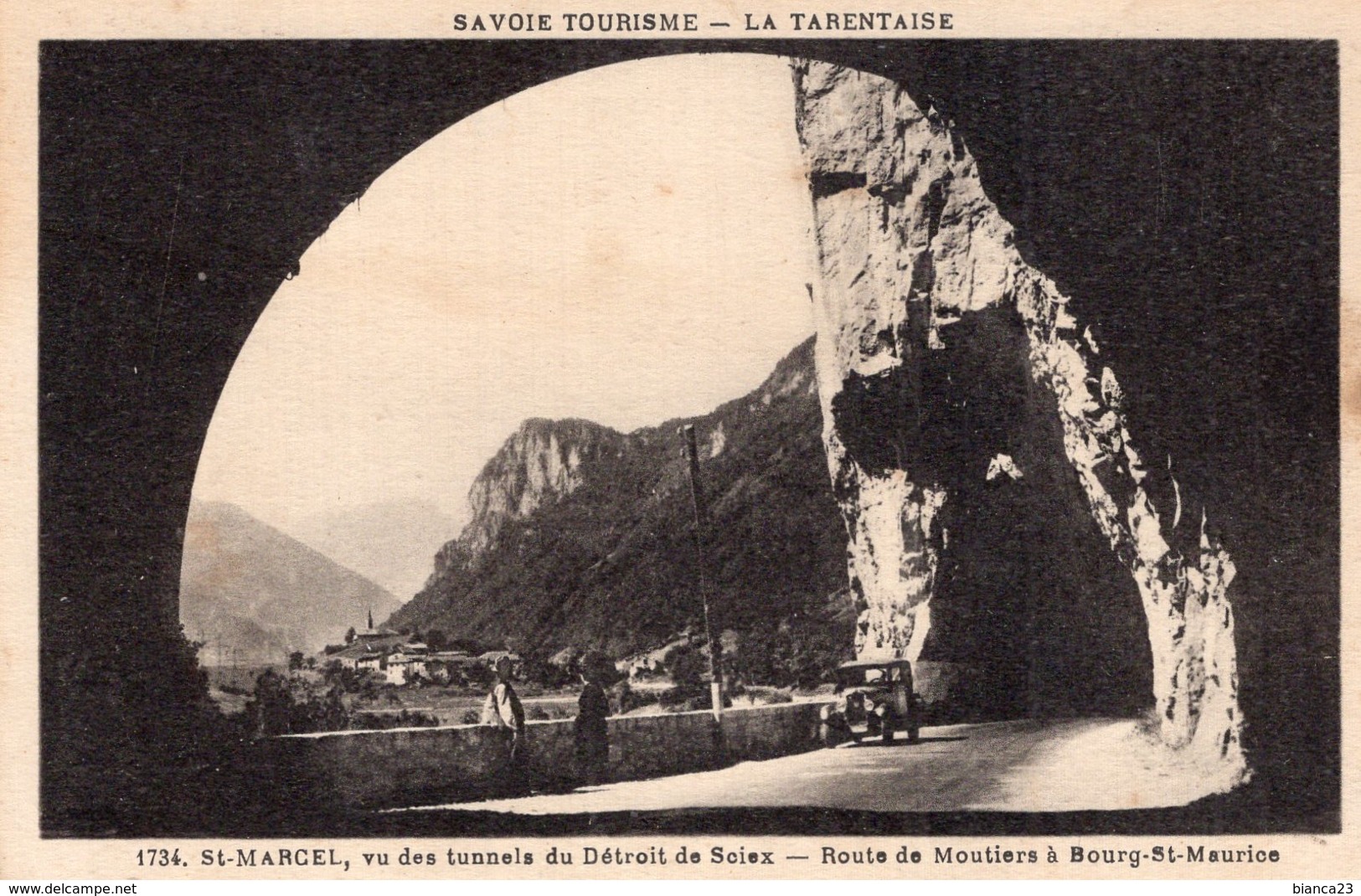 B55384 St Marcel, Vue Des Tunnels Du Détroit De Sciex - Autres & Non Classés