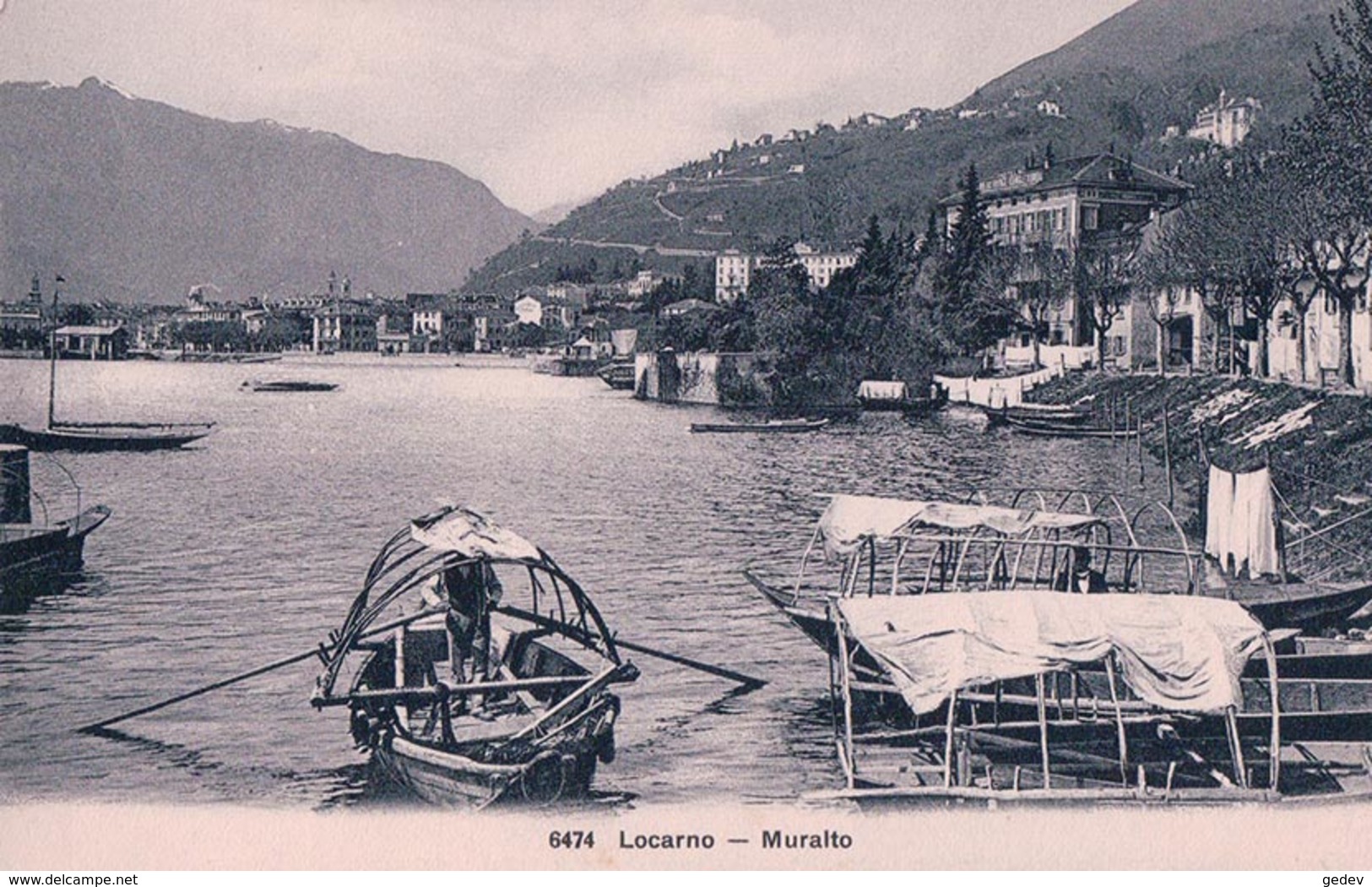 Locarno, Muralto, Barques (6474) - Muralto