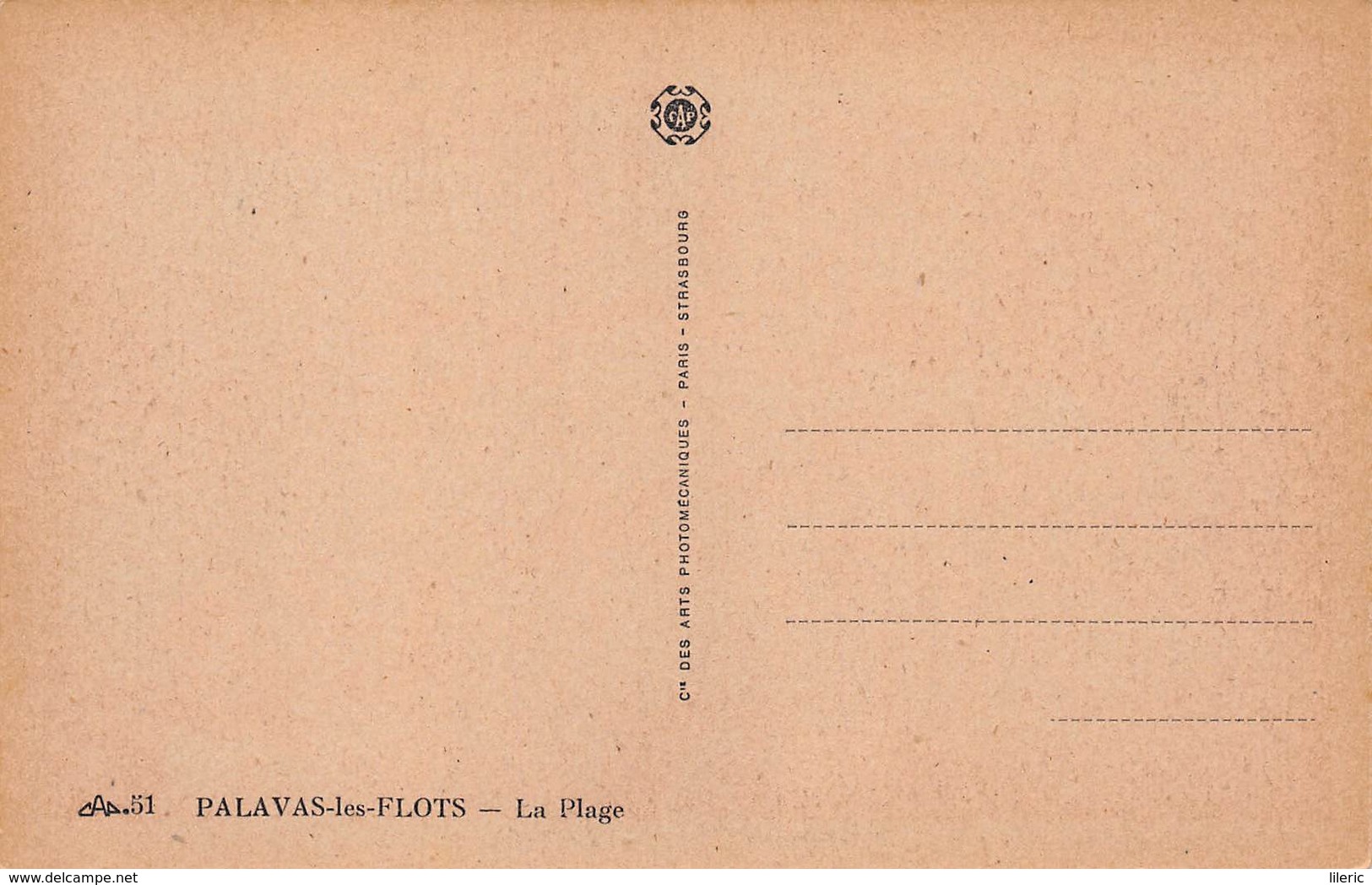 34 // PALAVAS LES FLOTS - 16 CARTES POSTALES - SCAN RESTO VERSO