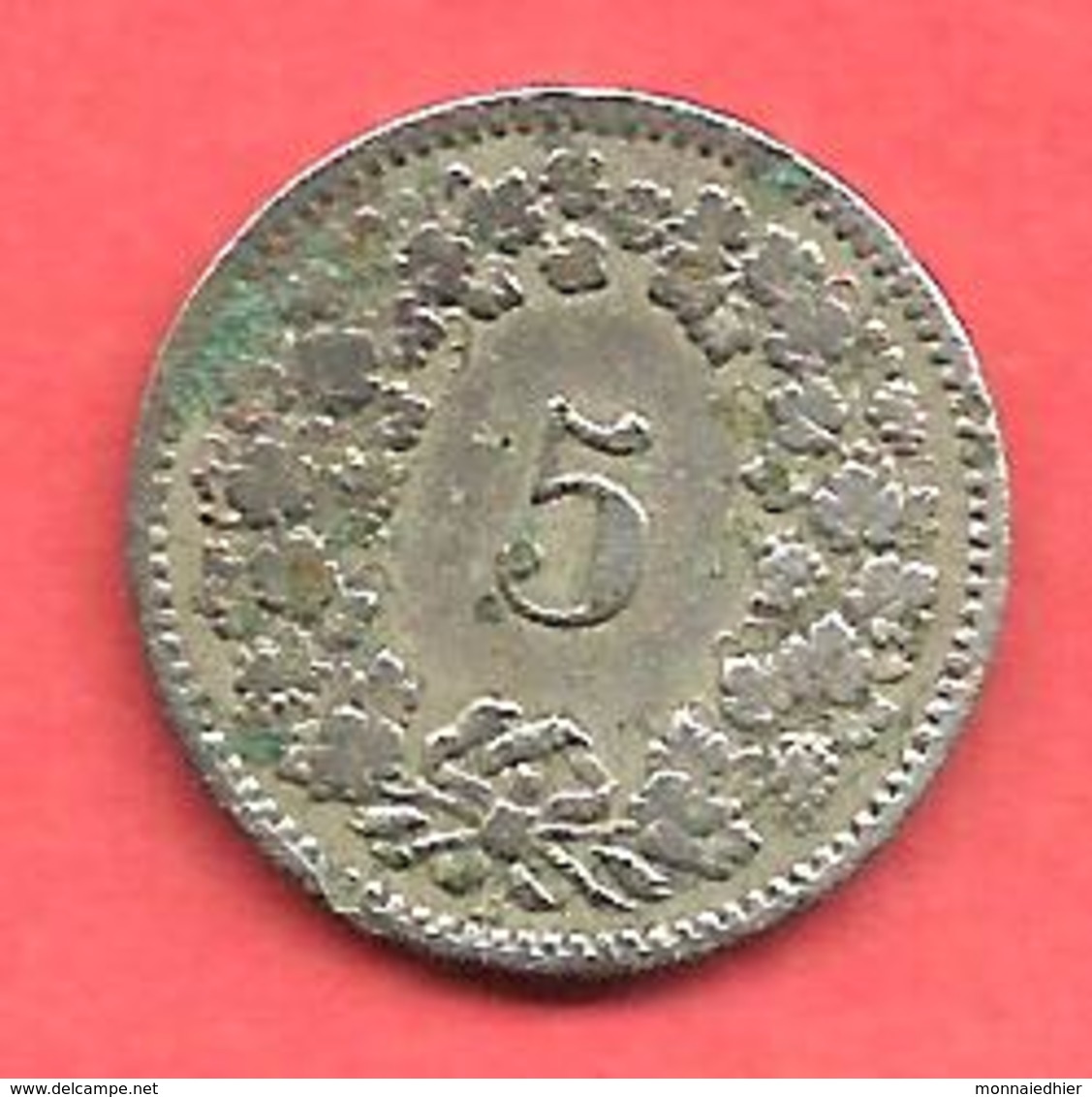 5 Rappen , SUISSE , Cupro-Nickel , 1882 B , N° KM # 26 - Autres & Non Classés