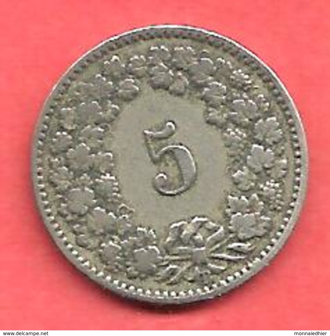 5 Rappen , SUISSE , Cupro-Nickel , 1902 B , N° KM # 26 - Autres & Non Classés