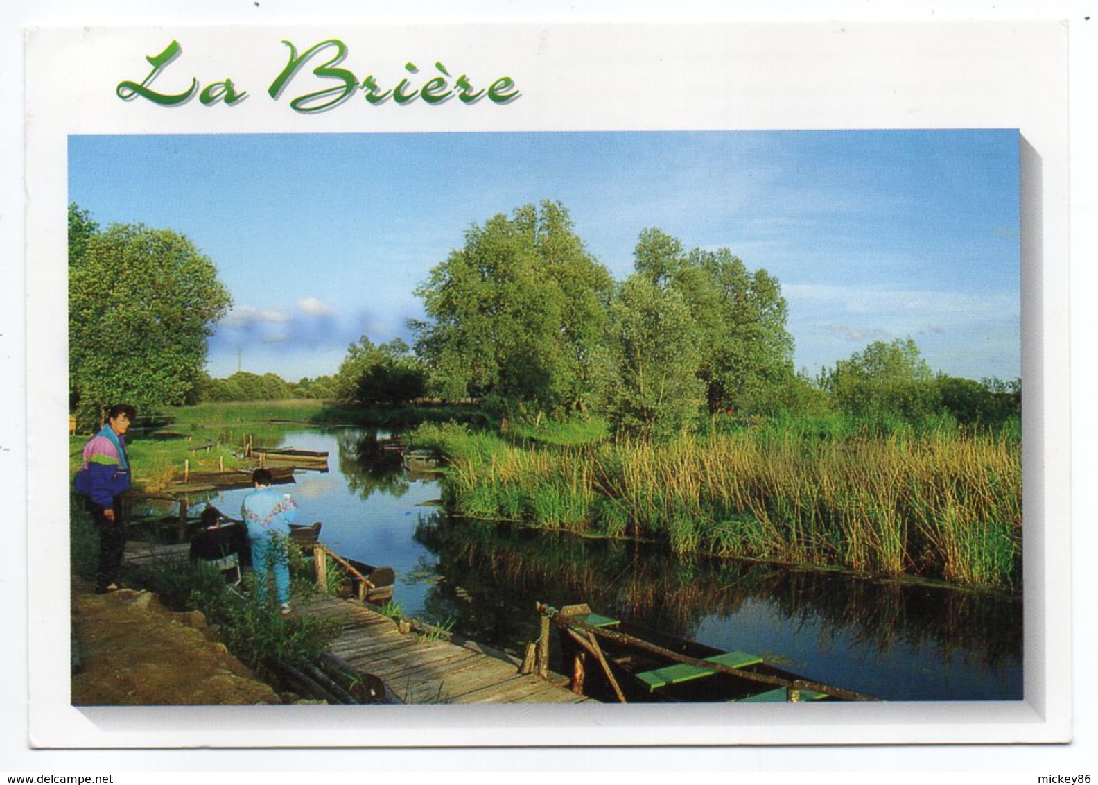 LA  BRIERE --1998-- Parc Naturel De La Brière ( Petite Animation ,barques)--cachet LA CHAPELLE DES MARAIS-44-Foire Expo - Autres & Non Classés