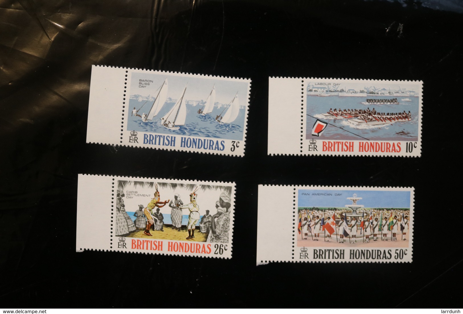 British Honduras 308-311 Fesivals Of Belize Boats Ships Race Dance MNH 1973 A04s - Honduras Britannique (...-1970)