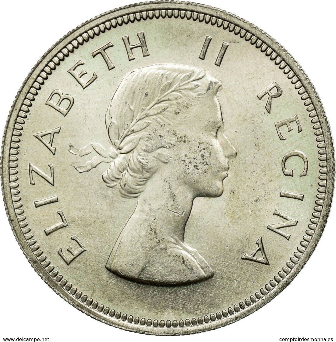 Monnaie, Afrique Du Sud, Elizabeth II, 2-1/2 Shillings, 1960, SUP+, Argent - Afrique Du Sud