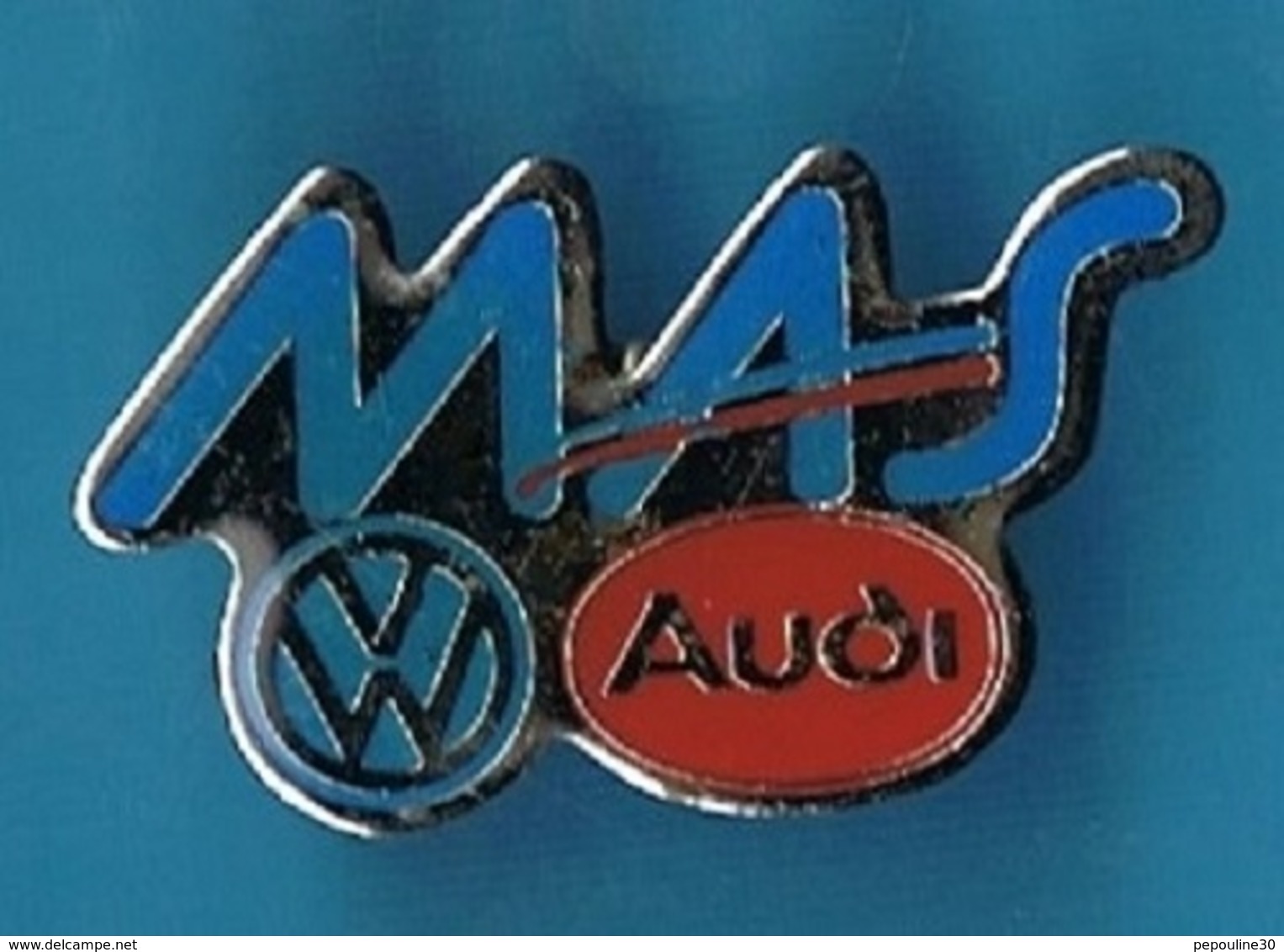 PIN'S //  ** LOGO // VOLKSWAGEN / AUDI / VAG AUTOMOBILE / MAS ** - Volkswagen