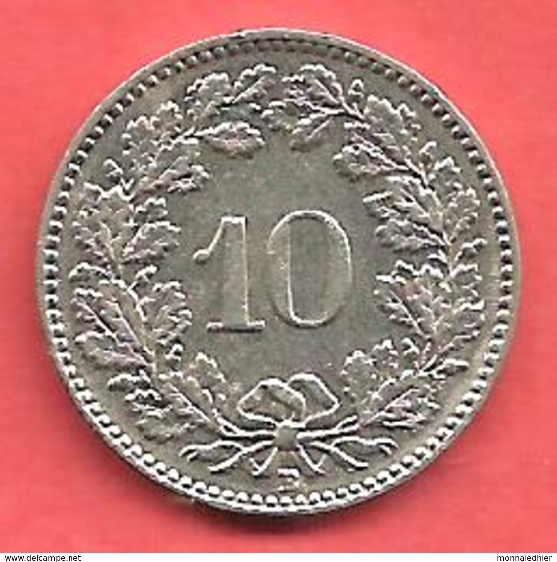 10 Rappen , SUISSE , Cupro-Nickel , 1937 B , N° KM # 27b - Autres & Non Classés