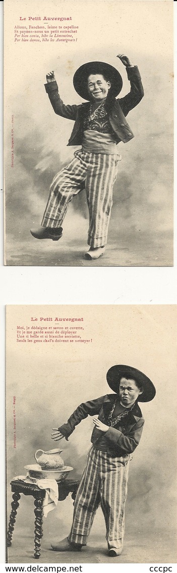 Lot de 44 CPA Fantaisie Bergeret - personnages costumés