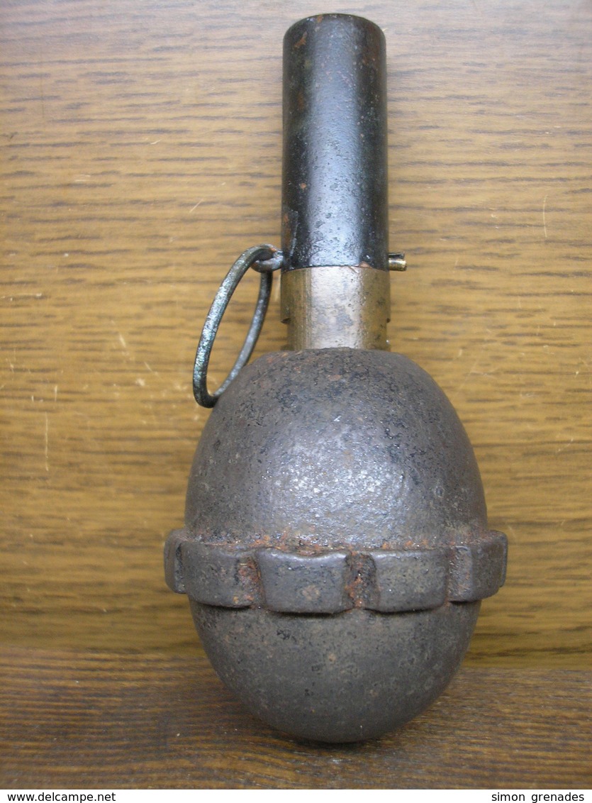 German Egg Grenade M1917 With Intresting Fuse - 1914-18