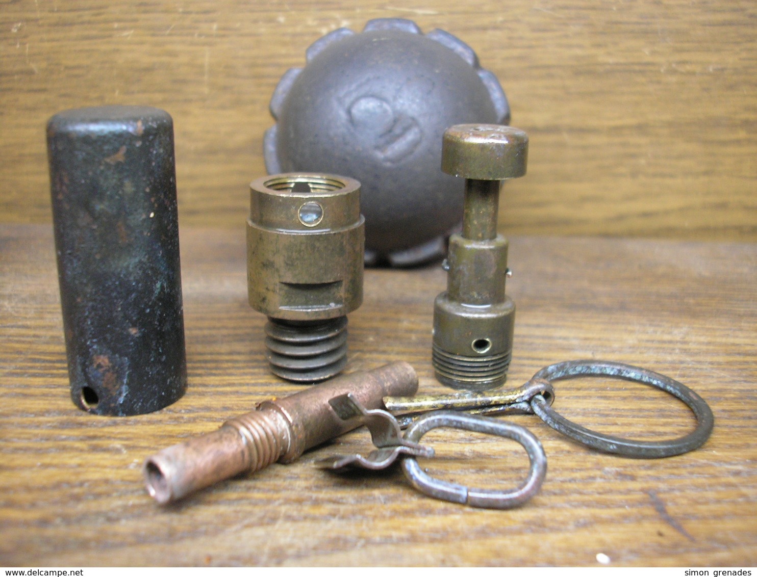 German Egg Grenade M1917 With Intresting Fuse - 1914-18