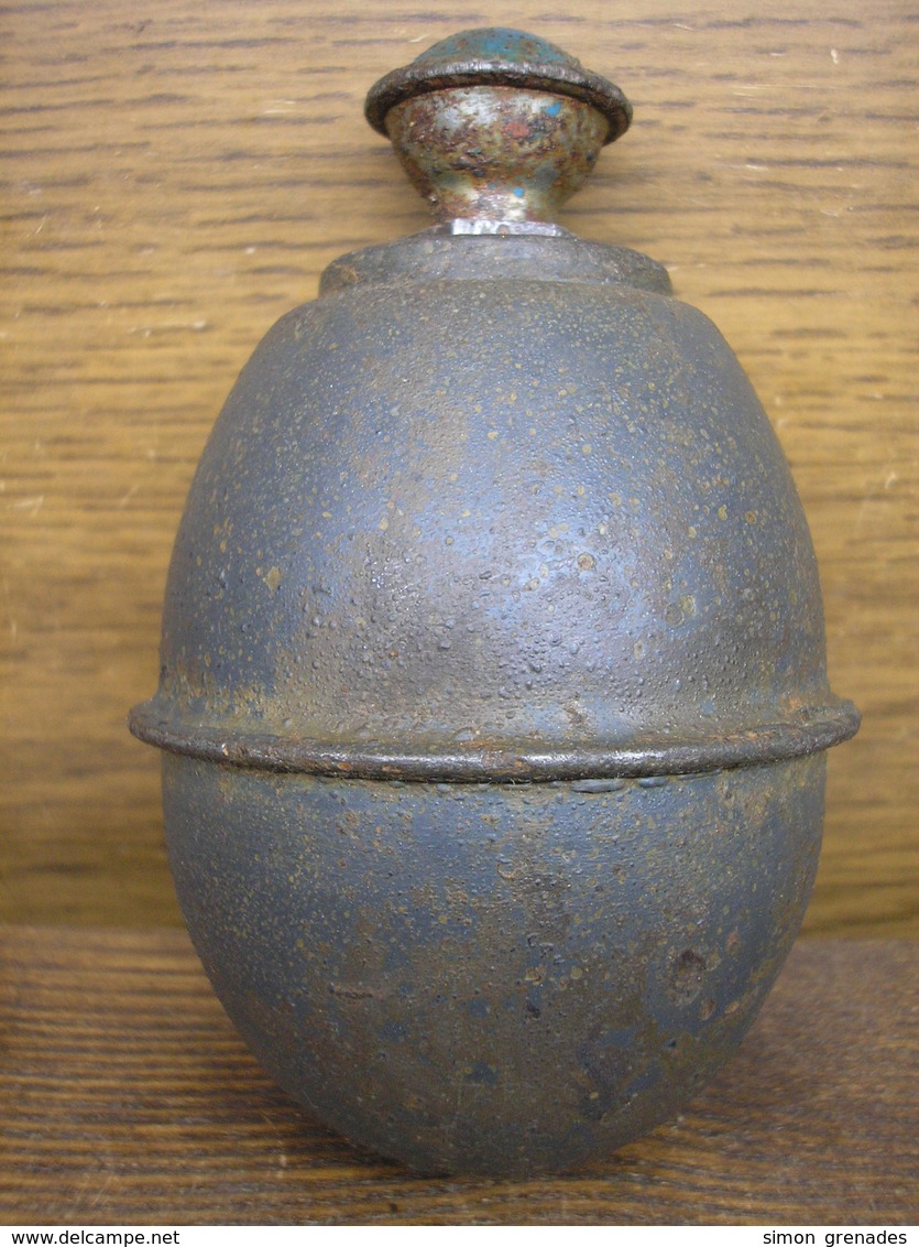 German Egg M39 Grenade,INERT - Armes Neutralisées