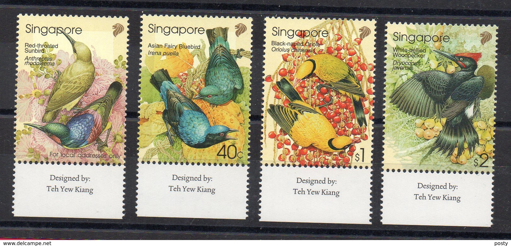 SINGAPOUR - SINGAPORE - OISEAUX - BIRDS - VÔGEL - 2002 - - Singapour (1959-...)