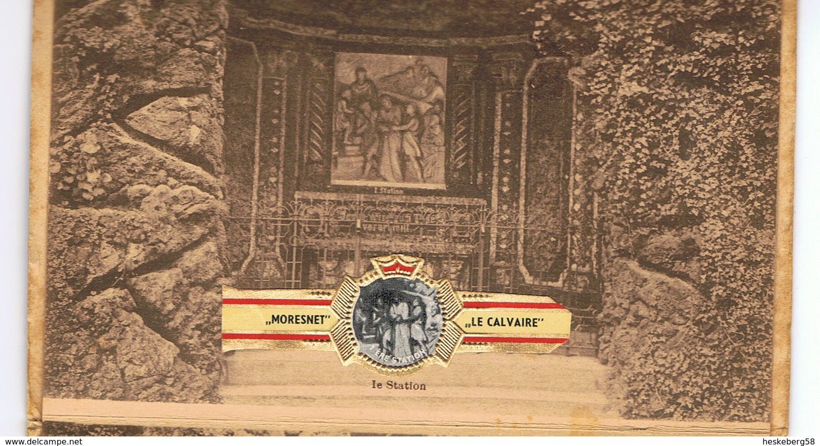 Pochette De Cartes Postales Sur MORESNET- Le Sanctuaire + Bagues De Cigare - Bagues De Cigares