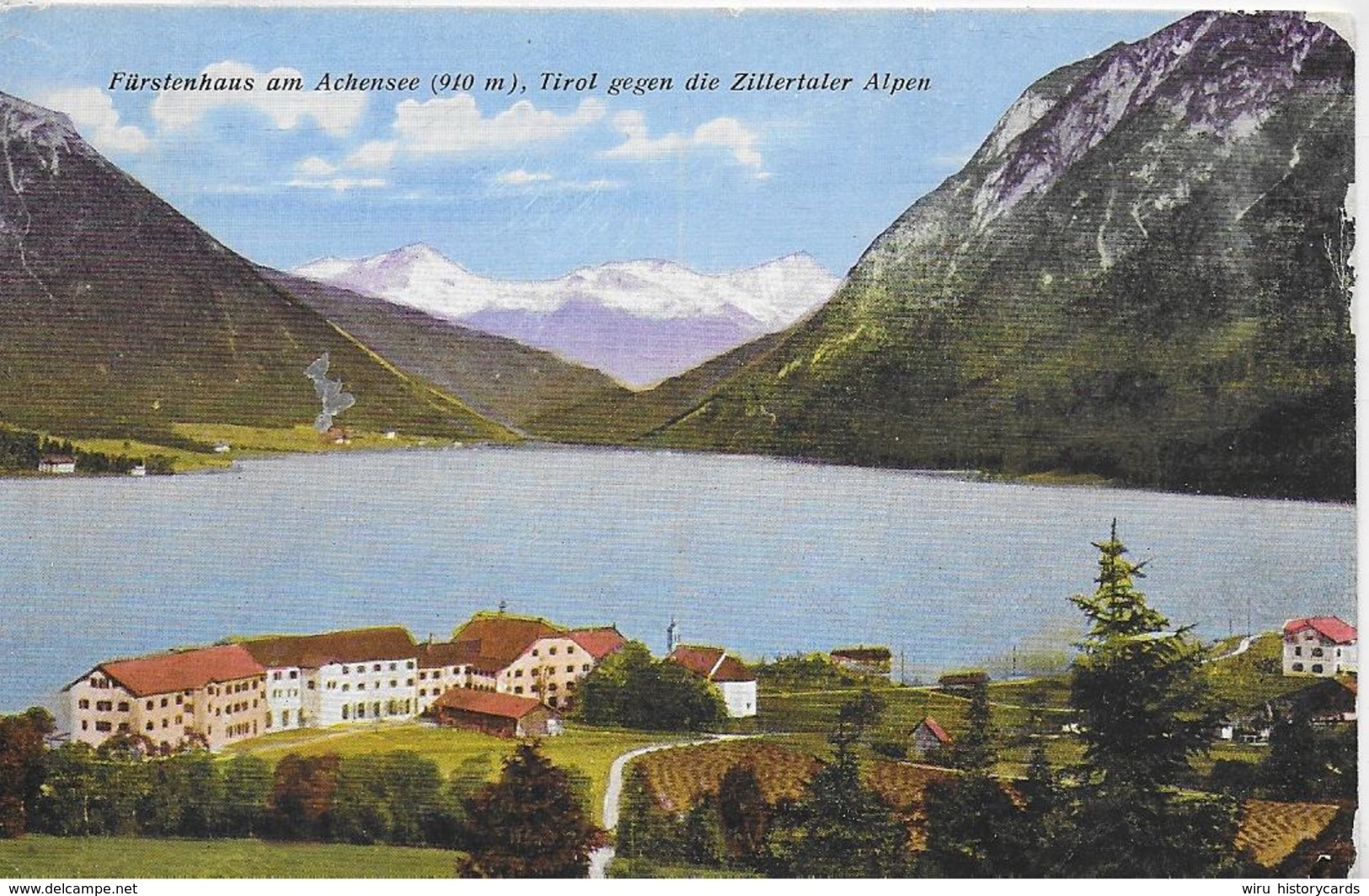 AK 0131  Fürstenhaus Am Achensee Gegen Zillertaler Alpen - Verlag Monopol Um 1928 - Achenseeorte