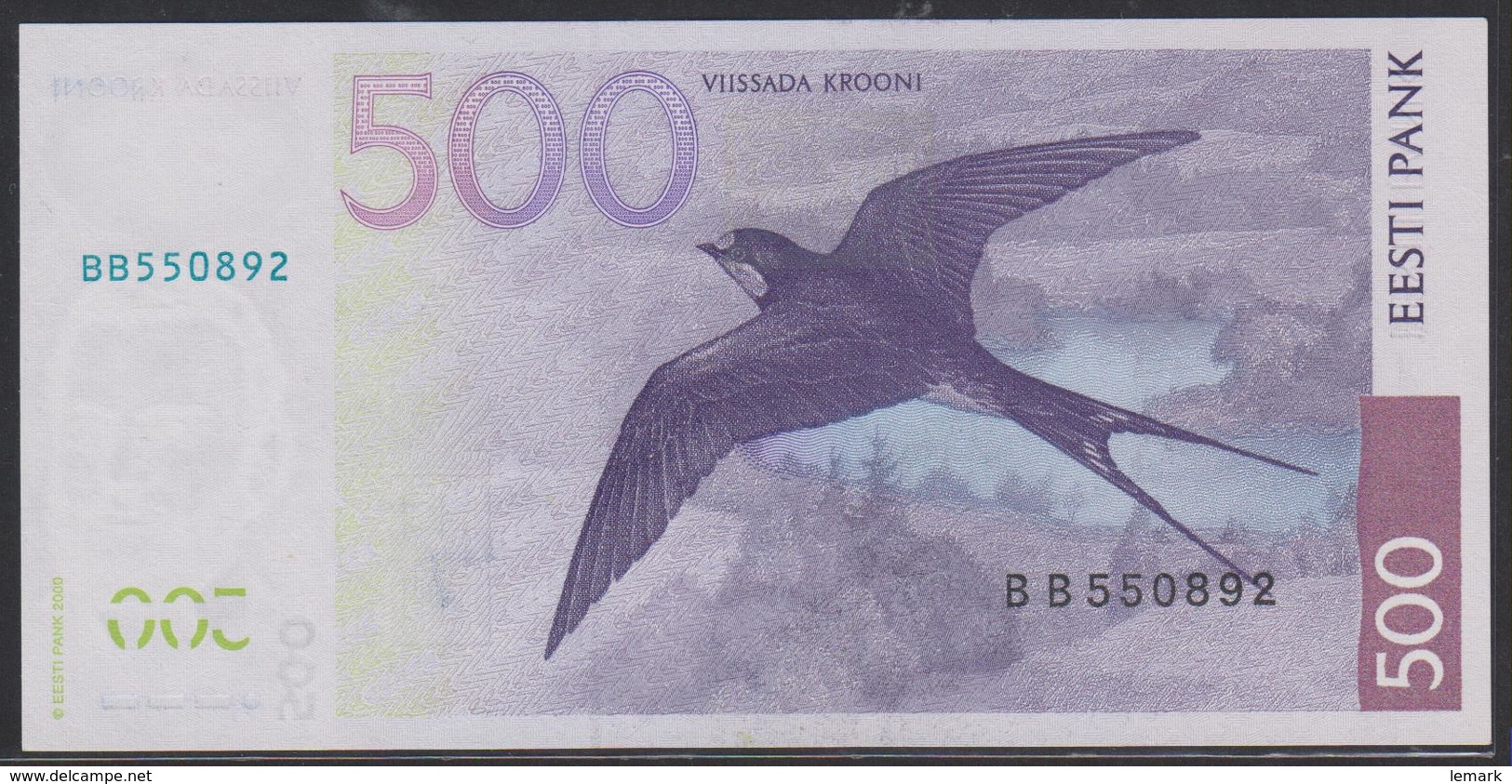 Estonia 500 Krooni 2000 P83 UNC - Estonie