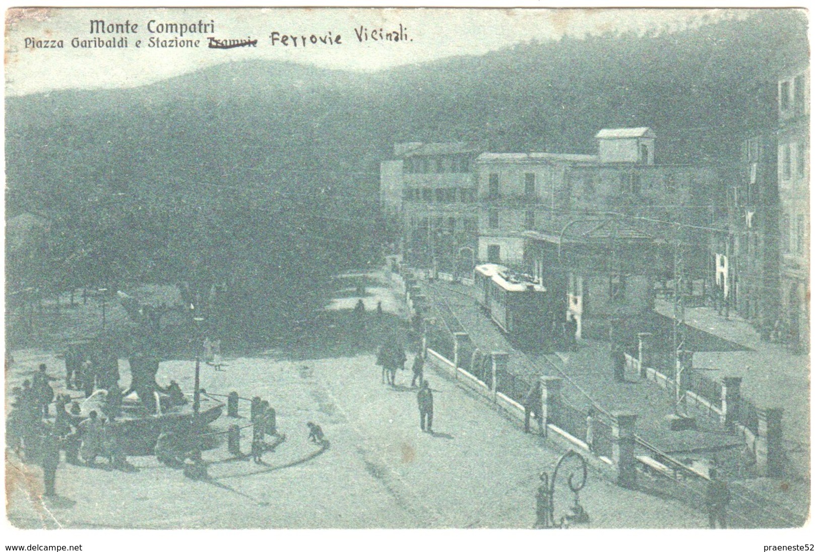 Roma- Montecompatri-monte Compatri -stazione Ferrovie.vicinali Stefer- Treno.viagg.1925 - Altri & Non Classificati